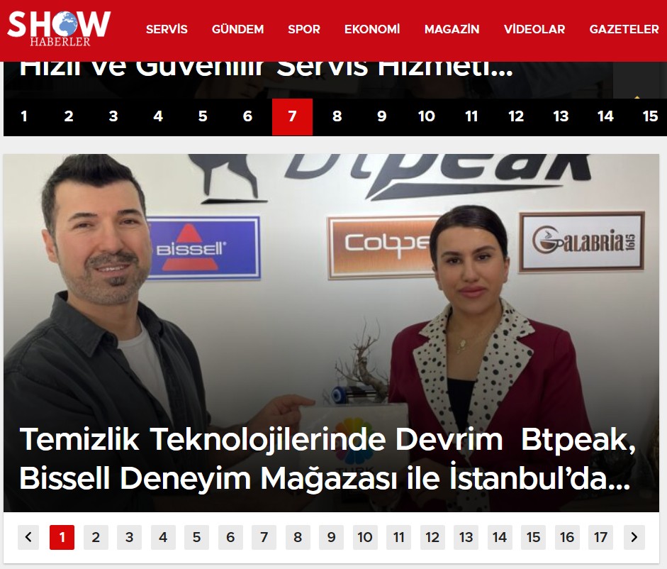 Basında Biz | Btpeak Bissell Deneyim Merkezi