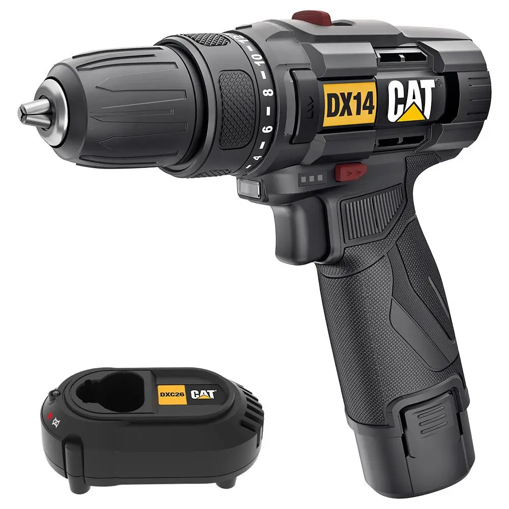 CAT DX14 12Volt/2.0Ah Li-ion Profesyonel Şarjlı Matkap CAT DX14 12Volt/2.0Ah Li-ion Profesyonel Şarjlı Matkap