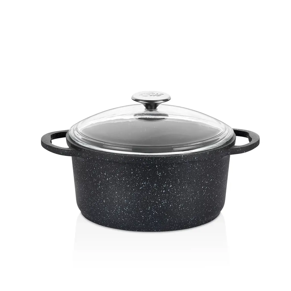 Çetcook Alüminyum Dokum Derın Tencere 24 Cm
