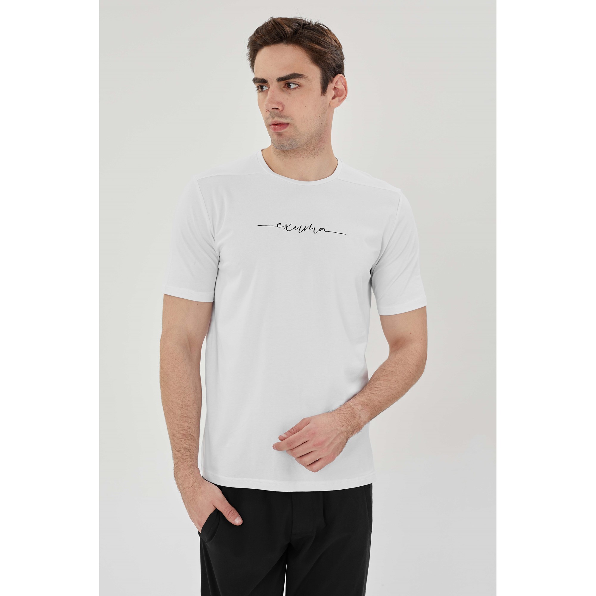 Exuma BASKILI BASİNG T-SHIRT M T-shirt Exuma BASKILI BASİNG T-SHIRT M T-shirt