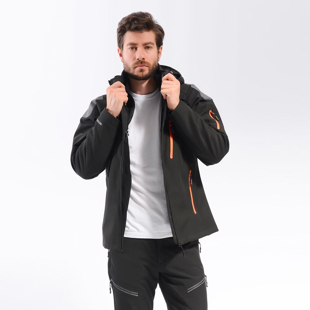 FreeCamp 3in1 Softshell Erkek Ceket-SİYAH FreeCamp 3in1 Softshell Erkek Ceket-SİYAH