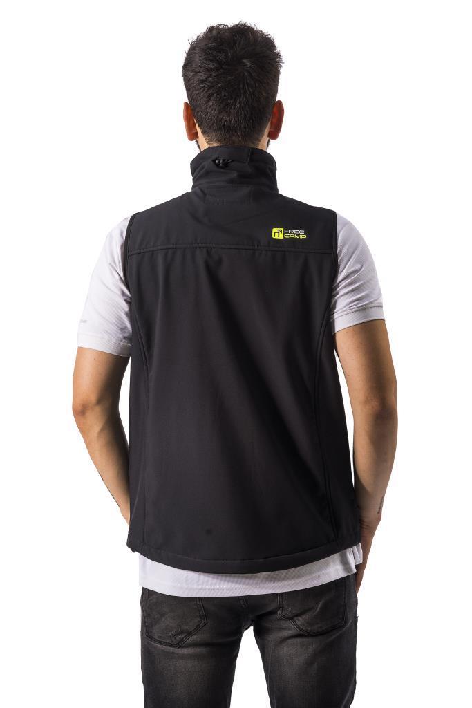 FreeCamp Vest Erkek Softshell Yelek-SİYAH FreeCamp Vest Erkek Softshell Yelek-SİYAH