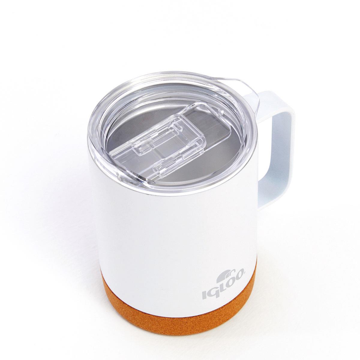 Igloo Cork Mug 350ml-BEYAZ Igloo Cork Mug 350ml-BEYAZ