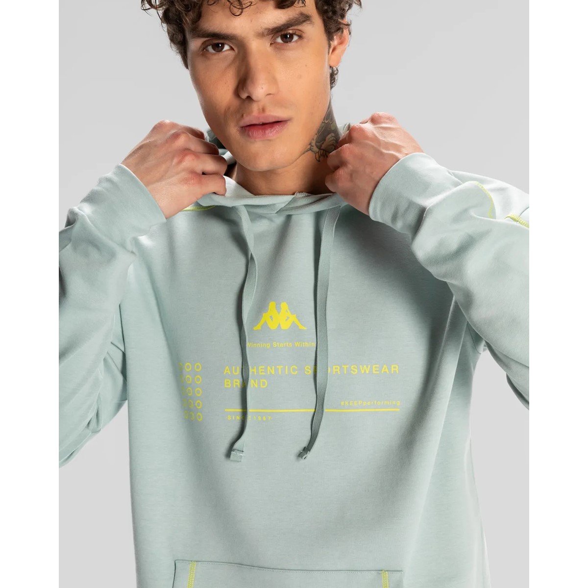 Kappa AUTHENTIC WALDO HOODIE Fermuarlı Sweat Kappa AUTHENTIC WALDO HOODIE Fermuarlı Sweat