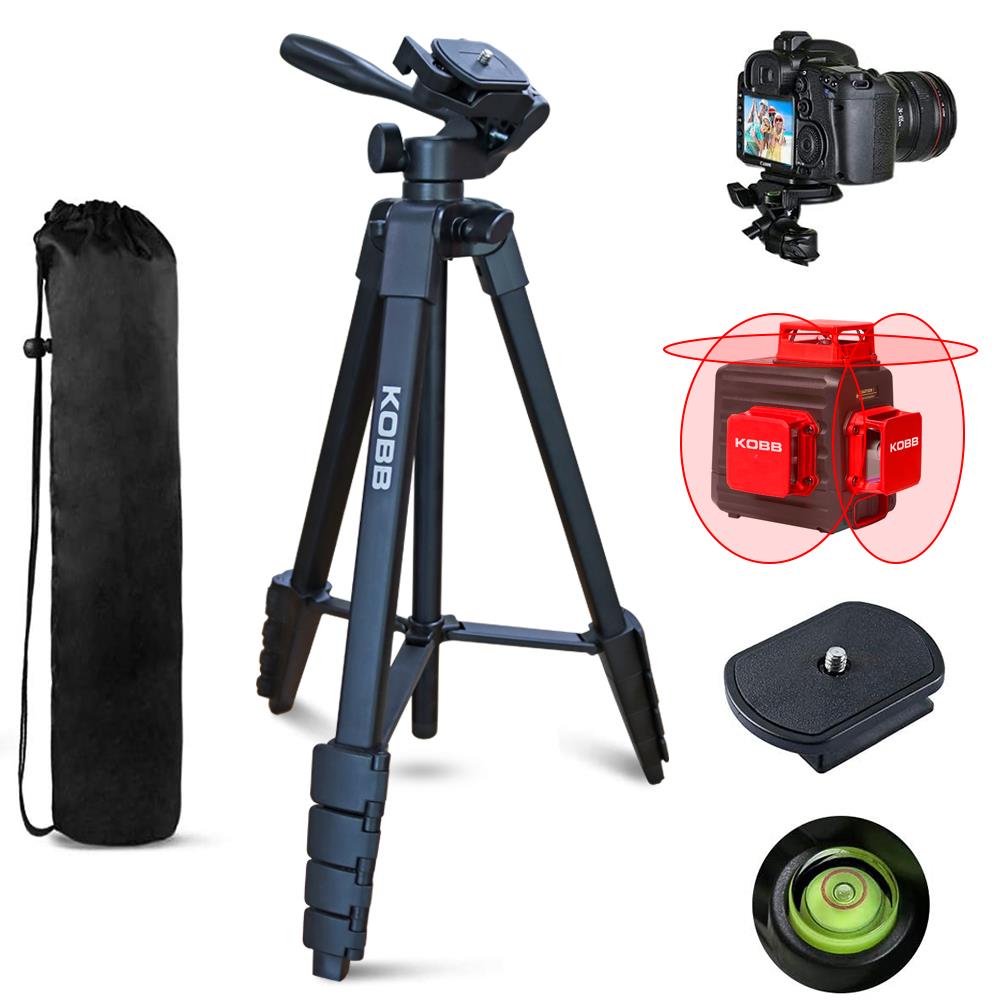 KOBB KBL16T 160CM Su Terazili Profesyonel Alüminyum Lazer Tripod KOBB KBL16T 160CM Su Terazili Profesyonel Alüminyum Lazer Tripod