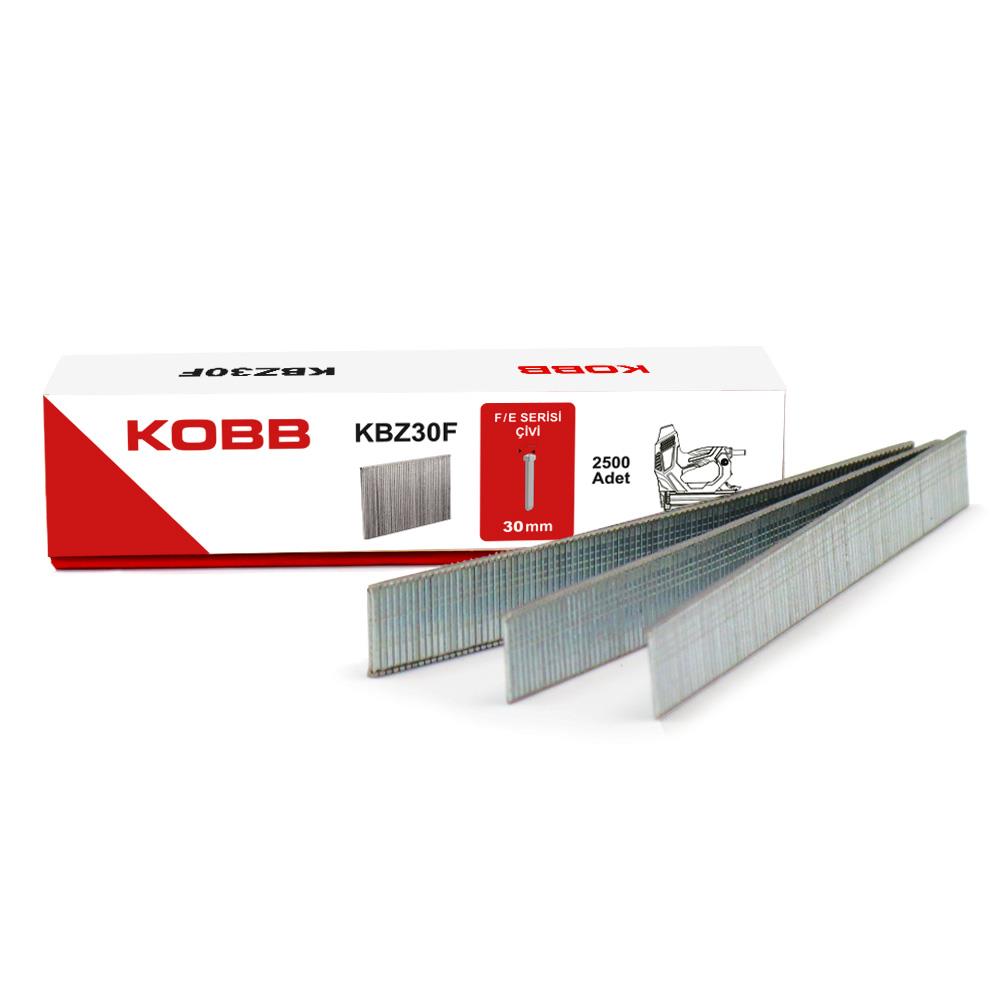 KOBB KBZ30F 30mm 2500 Adet F/E/J/8 Serisi Ağır Hizmet Tipi Kesik Başlı Çivi KOBB KBZ30F 30mm 2500 Adet F/E/J/8 Serisi Ağır Hizmet Tipi Kesik Başlı Çivi