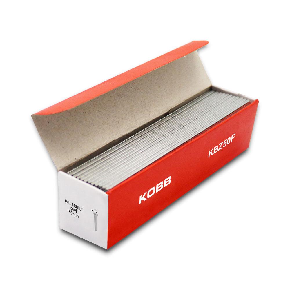 KOBB KBZ50F 50mm 2500 Adet F/E/J/8 Serisi Ağır Hizmet Tipi Kesik Başlı Çivi KOBB KBZ50F 50mm 2500 Adet F/E/J/8 Serisi Ağır Hizmet Tipi Kesik Başlı Çivi