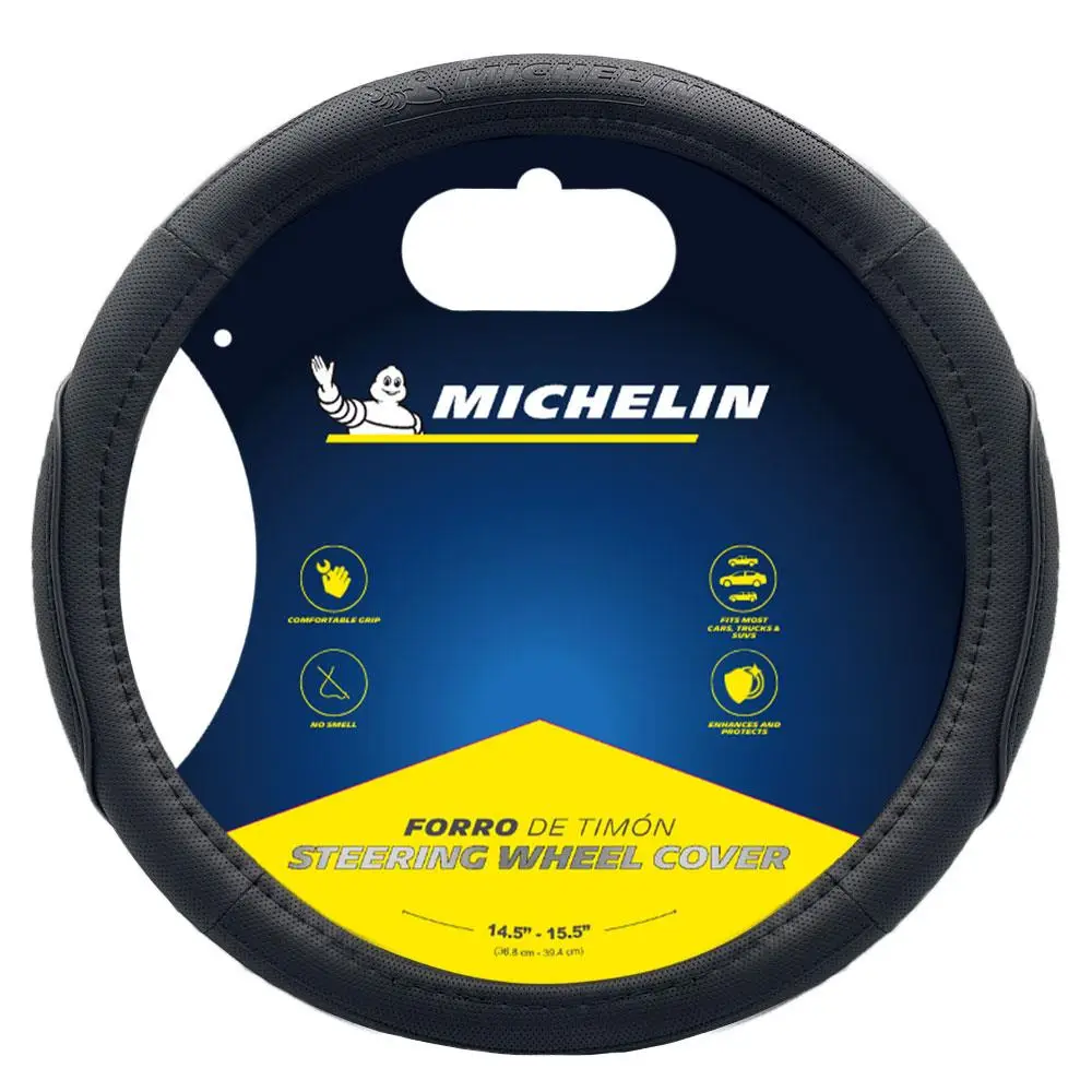 Michelin MC1003N Premium Suni Deri Direksiyon Kılıfı SİYAH Michelin MC1003N Premium Suni Deri Direksiyon Kılıfı SİYAH