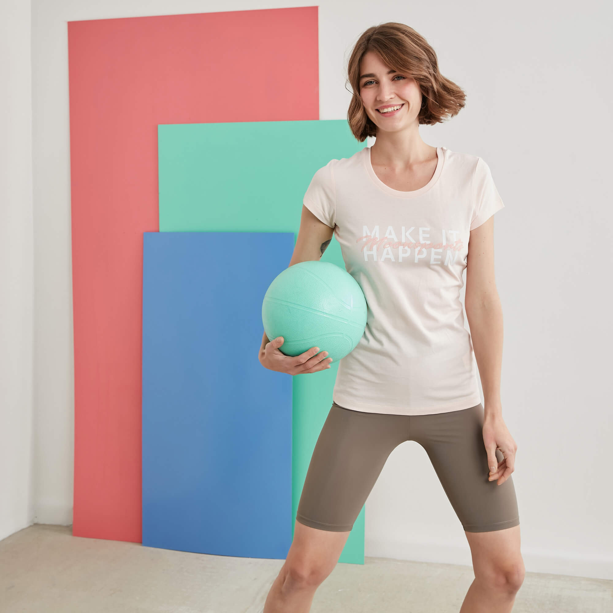 MoonSports Barbara Kadın Make İt Baskılı Tshirt T-shirt MoonSports Barbara Kadın Make İt Baskılı Tshirt T-shirt