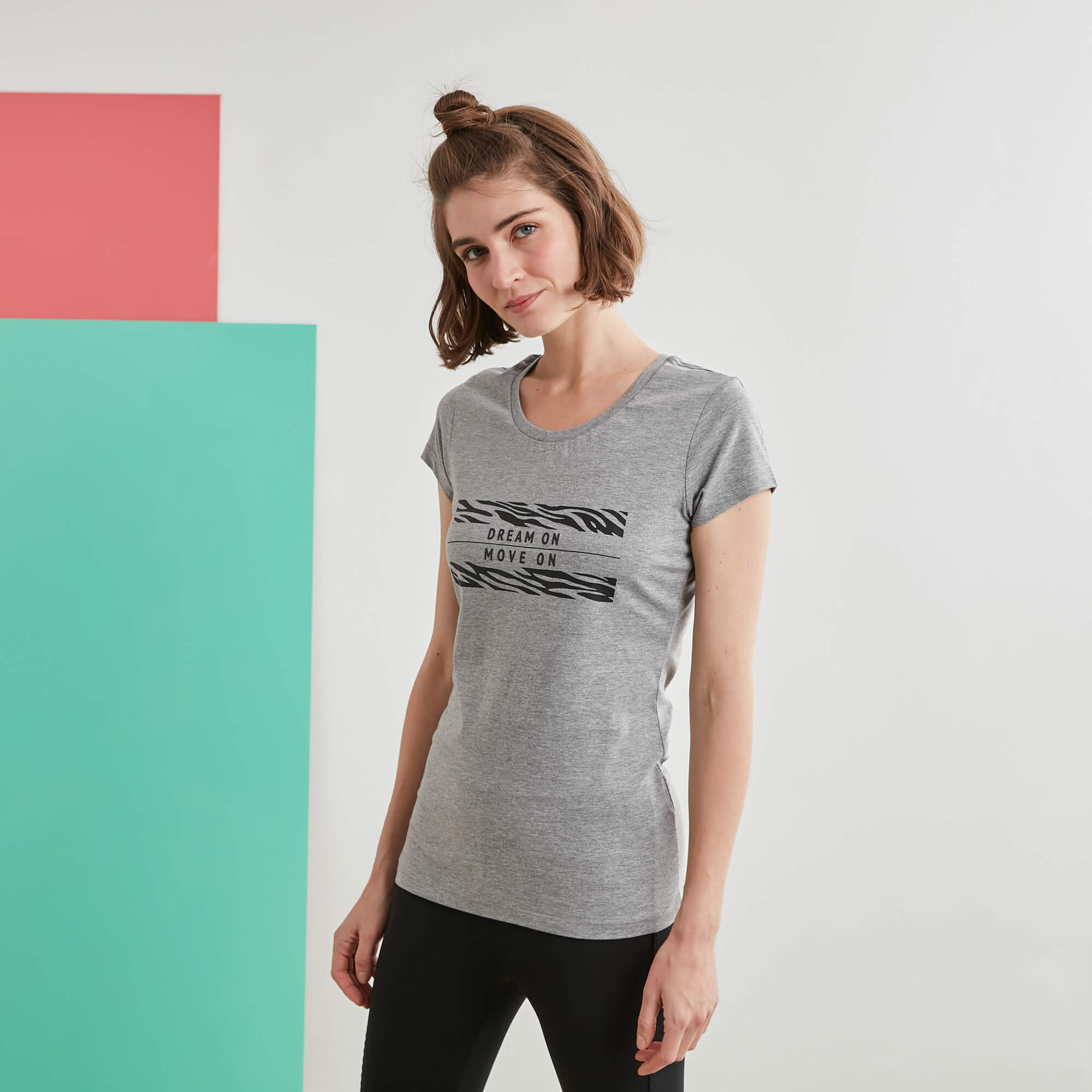 MoonSports Mary Kadın Baskılı Tshirt T-shirt MoonSports Mary Kadın Baskılı Tshirt T-shirt