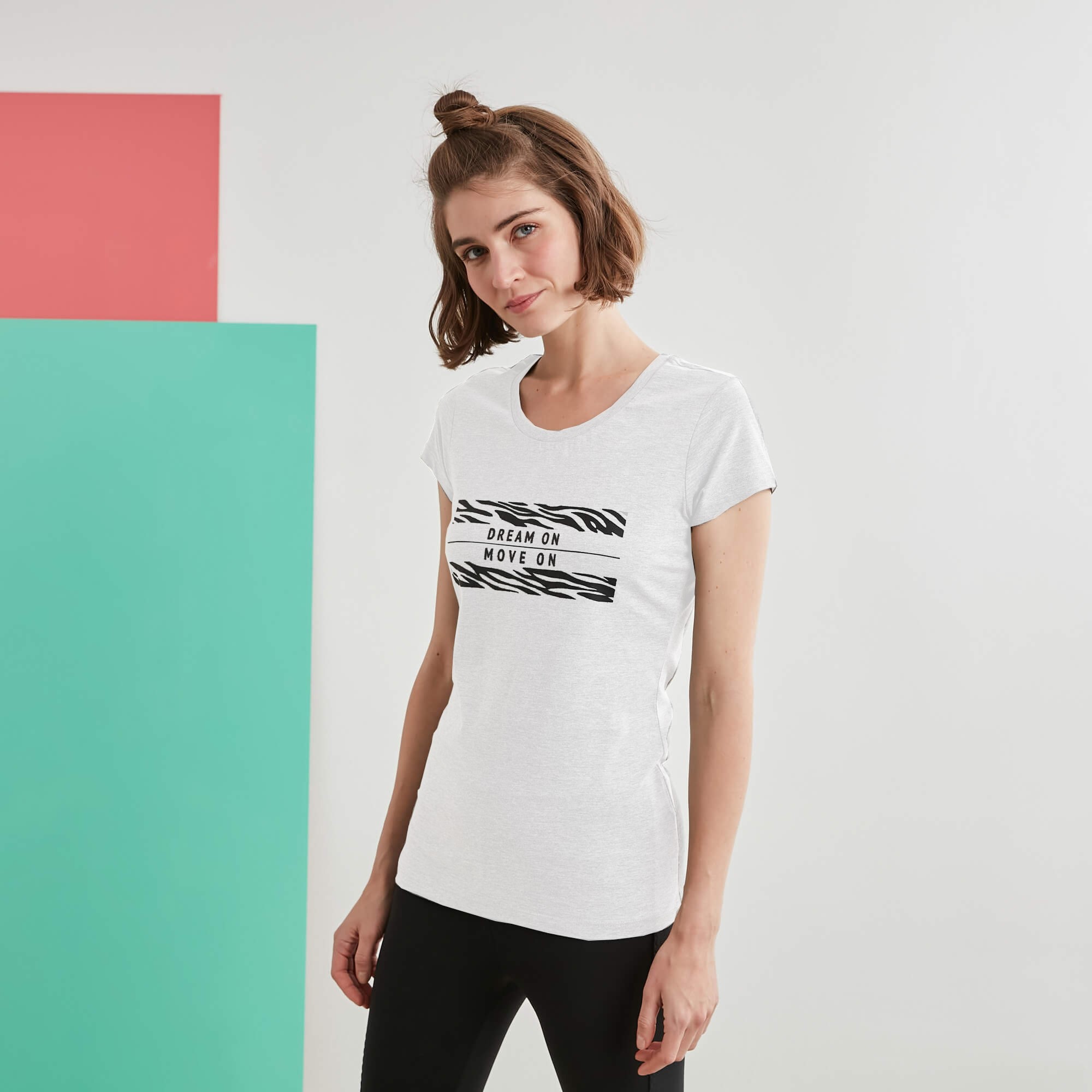 MoonSports Mary Kadın Baskılı Tshirt T-shirt MoonSports Mary Kadın Baskılı Tshirt T-shirt