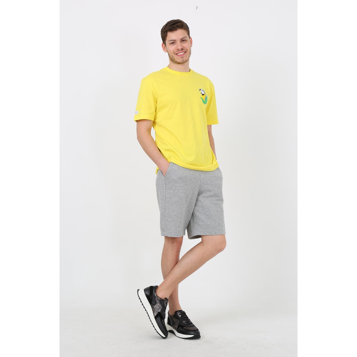 Moonsports Erkek Papagan Baskılı Tshirt Moonsports Erkek Papagan Baskılı Tshirt