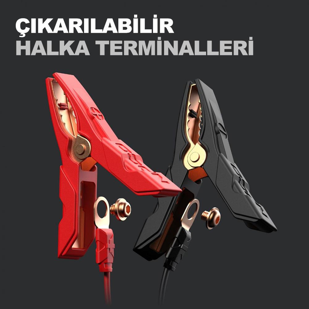 NOCO GC014 Maşalı Akü Bağlantı Kablosu NOCO GC014 Maşalı Akü Bağlantı Kablosu