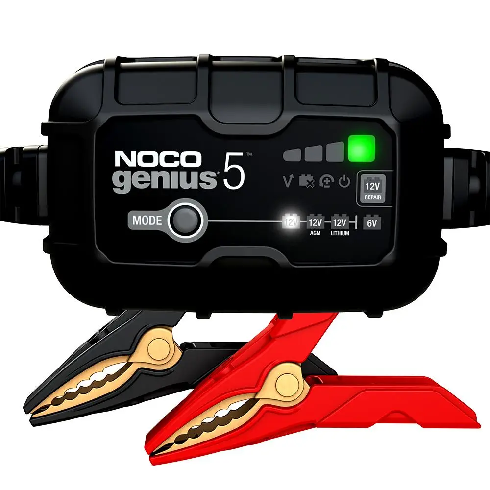 NOCO GENIUS5 6V/12V 120A Akıllı Akü Şarj ve Akü Bakım/Desülfatör NOCO GENIUS5 6V/12V 120A Akıllı Akü Şarj ve Akü Bakım/Desülfatör