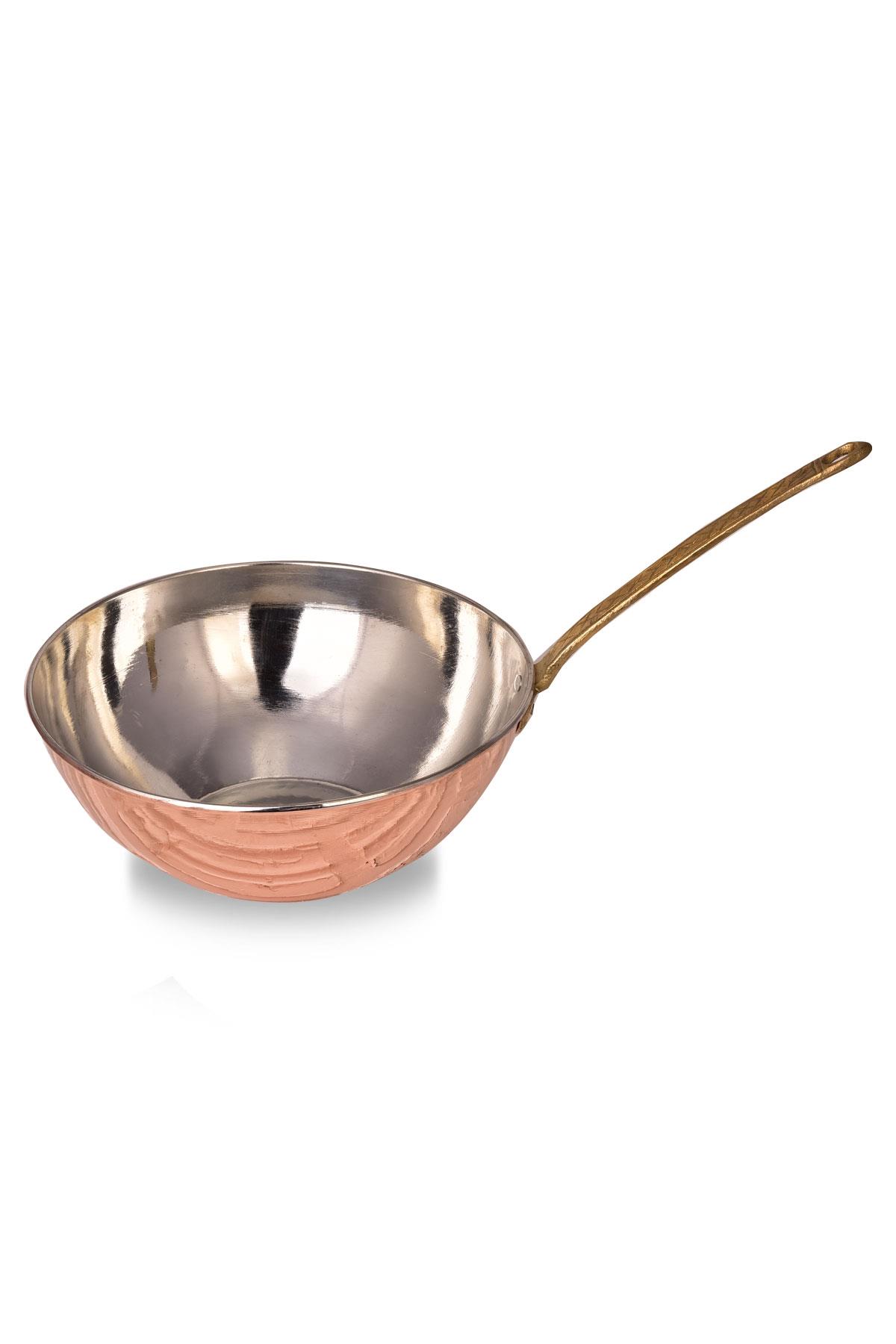 Cobper Premium Collection Bakır Wok Tava 25cm İnce Cobper Premium Collection Bakır Wok Tava 25cm İnce