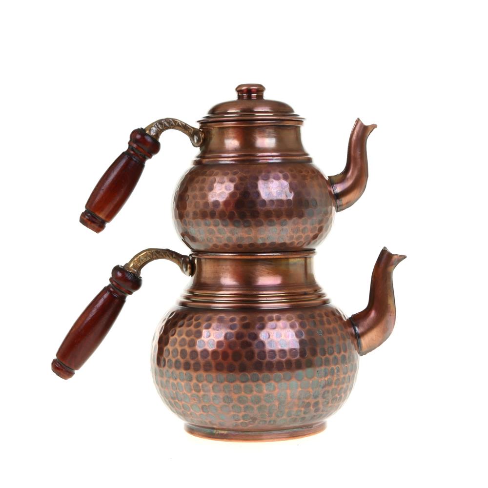 Cobper Premium Collection Teatime Bakır Çaydanlık Büyük Boy Oksit Cobper Premium Collection Teatime Bakır Çaydanlık Büyük Boy Oksit