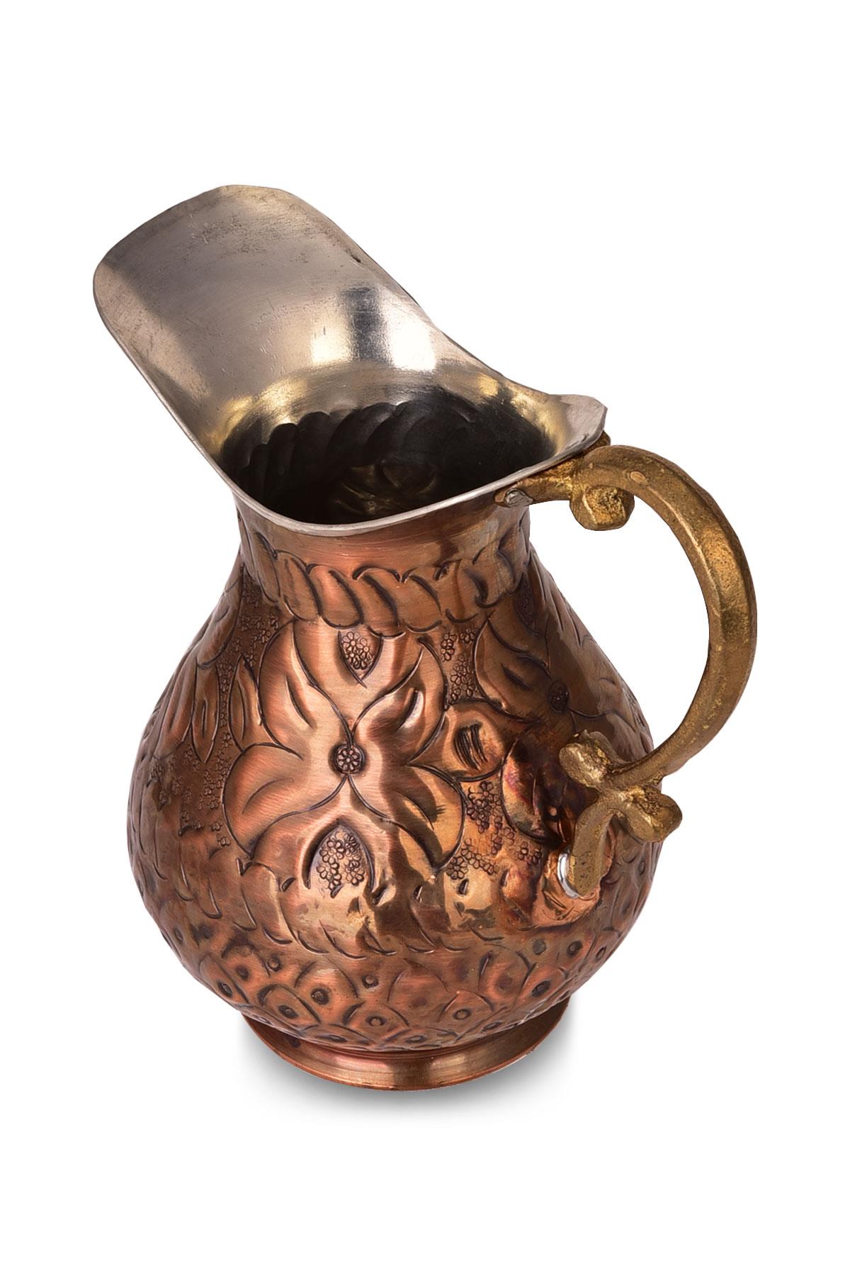 Cobper Premium Collection Roma El İşlemeli Bakır Sürahi Oksit Cobper Premium Collection Roma El İşlemeli Bakır Sürahi Oksit