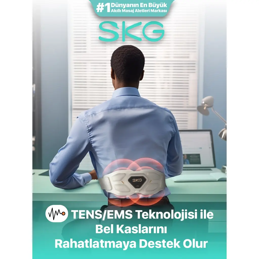 Skg W9 Pro Taşınabilir Bel Ve Sırt Masaj Aleti