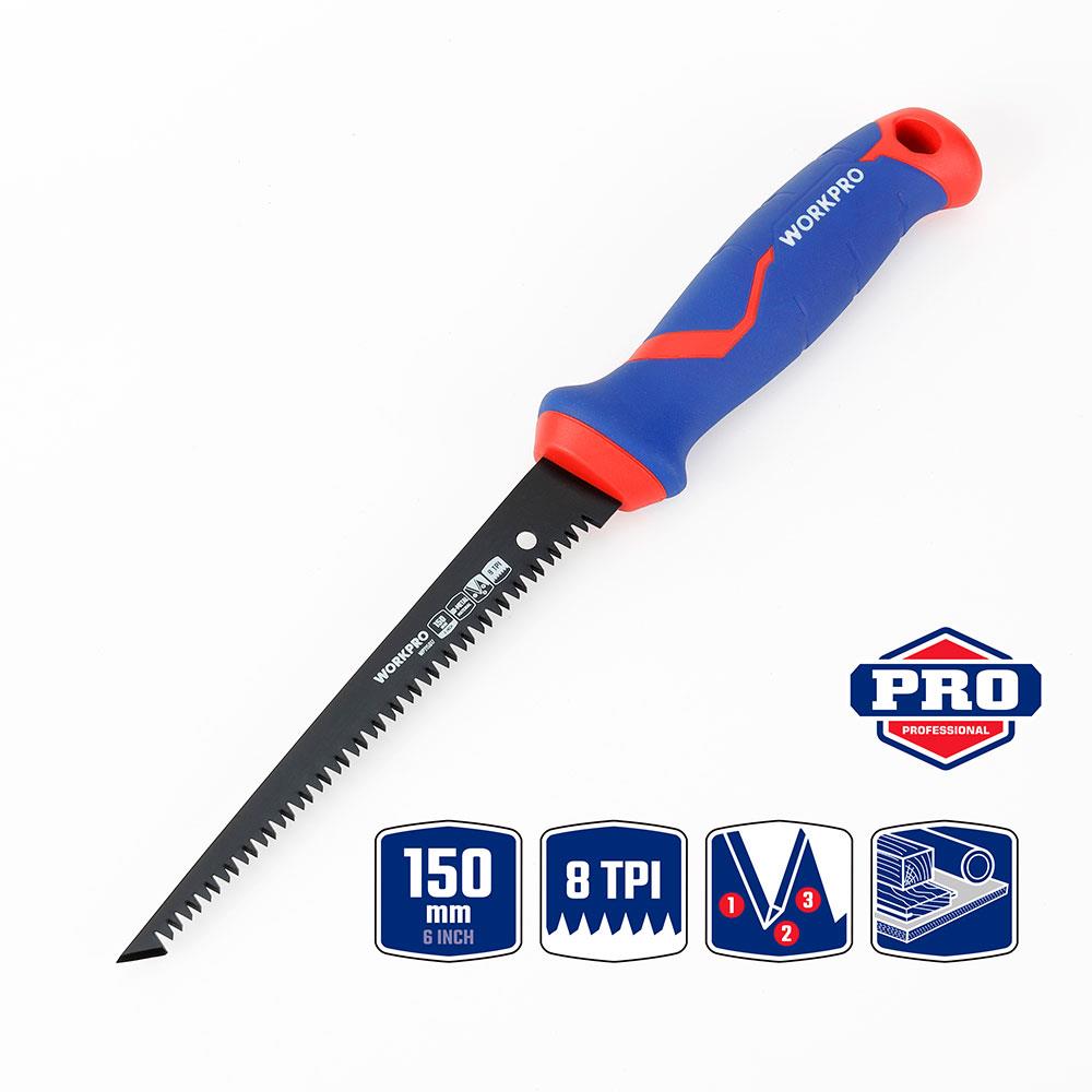WORKPRO WP215017 150mm Hızlı Kesim Profesyonel BI-METAL Alçıpan Testeresi WORKPRO WP215017 150mm Hızlı Kesim Profesyonel BI-METAL Alçıpan Testeresi