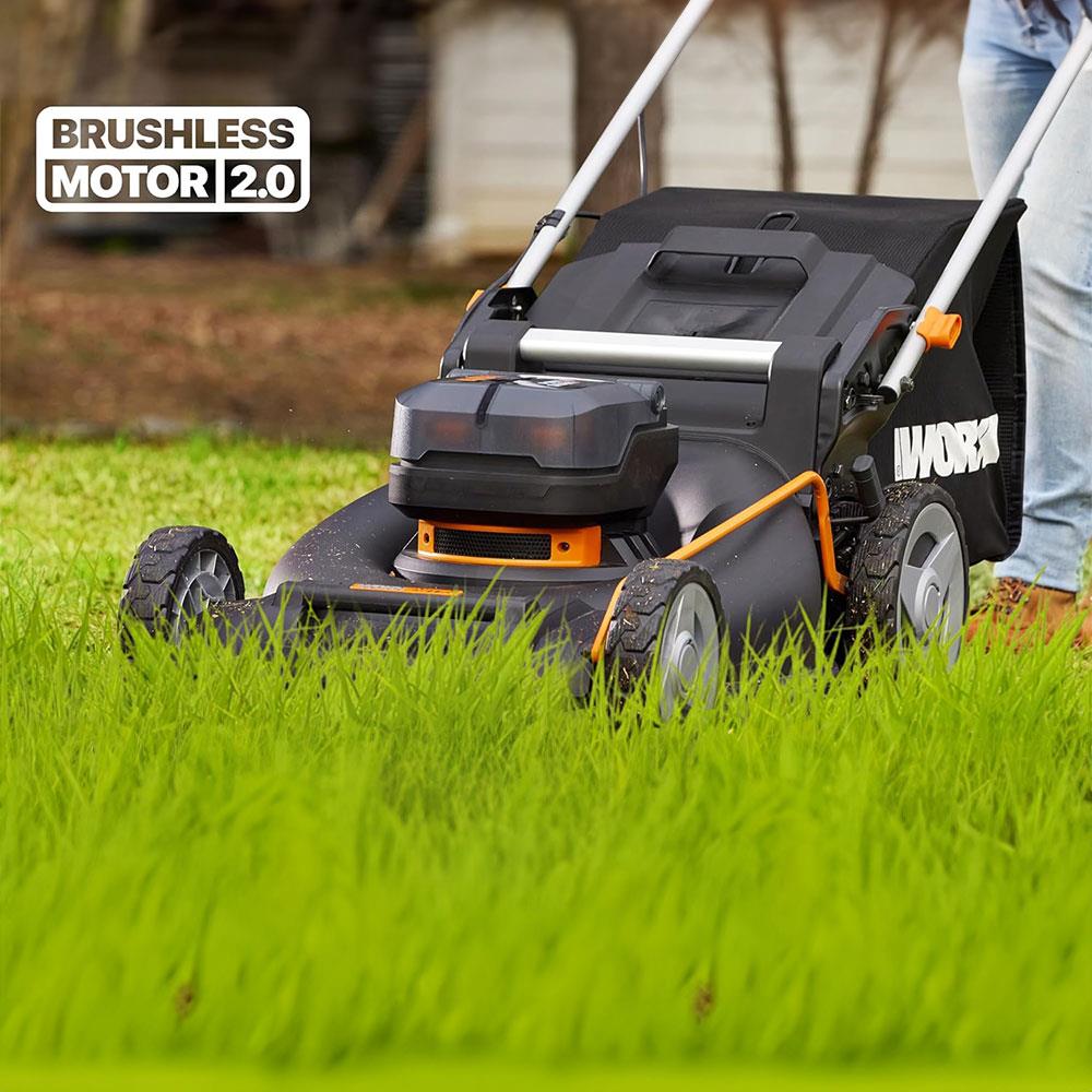 WORX WG748E 40Volt 4.0Ah. Li-ion 46CM Profesyonel Kömürsüz Şarjlı Çim Biçme WORX WG748E 40Volt 4.0Ah. Li-ion 46CM Profesyonel Kömürsüz Şarjlı Çim Biçme