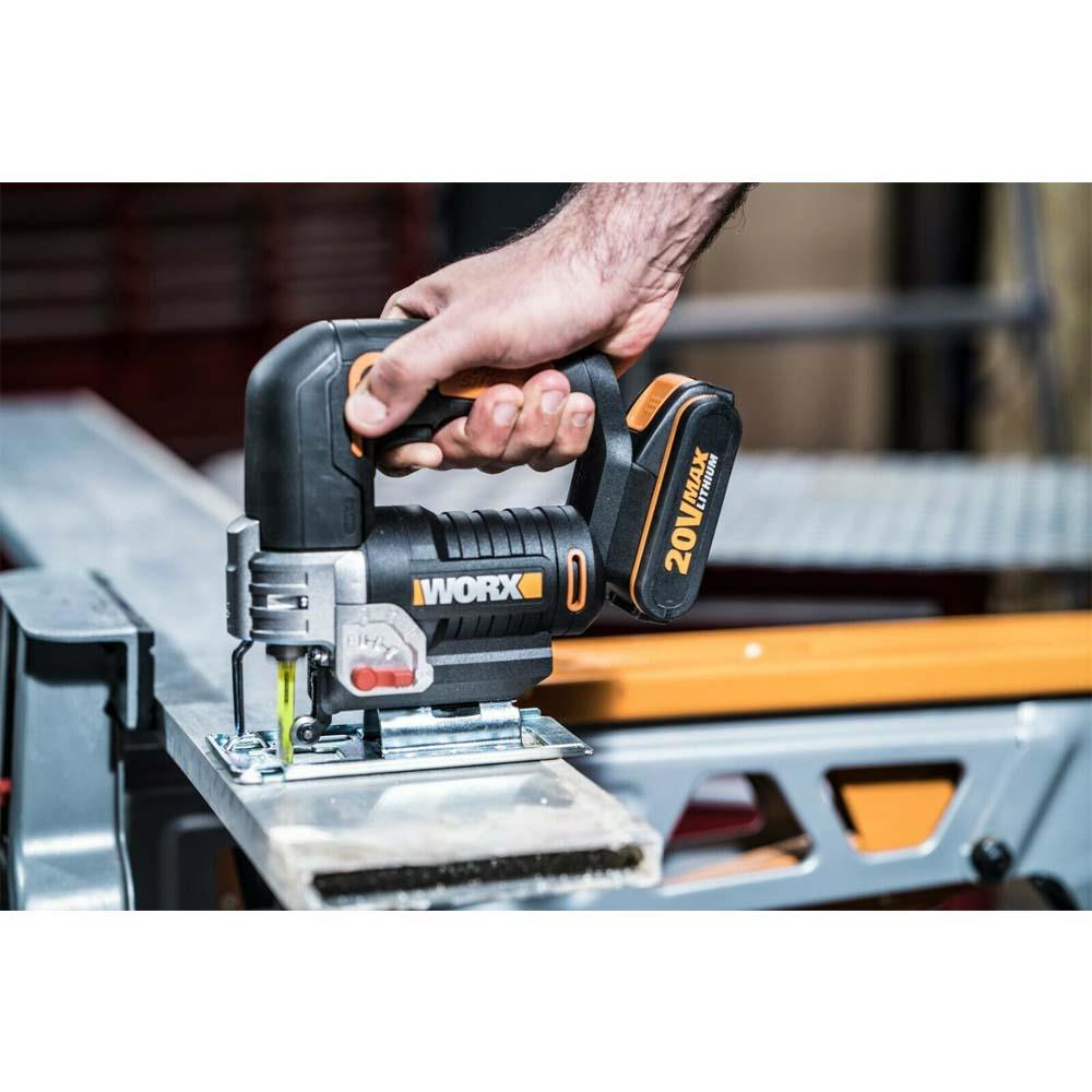 WORX WX543.9 20Volt Profesyonel Dekupaj Testere (Akü Dahil Değildir) WORX WX543.9 20Volt Profesyonel Dekupaj Testere (Akü Dahil Değildir)