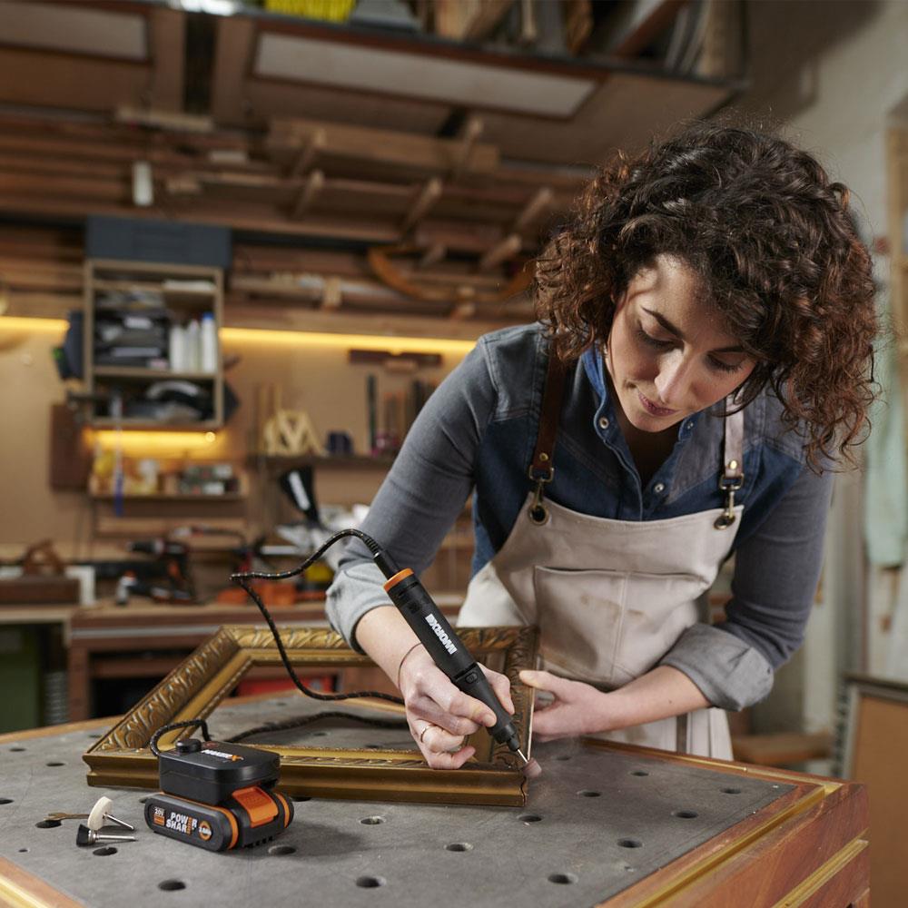 WORX WX988 MAKERX 20Volt 2.0Ah. Kömürsüz Profesyonel Kalem Tipi Devir Ayarlı Gravür Seti + Kalem Tipi Dijital Lehim ve Ahşap Yakma Seti + 46 Parça Aksesuar WORX WX988 MAKERX 20Volt 2.0Ah. Kömürsüz Profesyonel Kalem Tipi Devir Ayarlı Gravür Seti + Kalem Tipi Dijital Lehim ve Ahşap Yakma Seti + 46 Parça Aksesuar